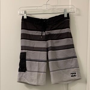 Billabong Black and Gray Gradient Board Shorts